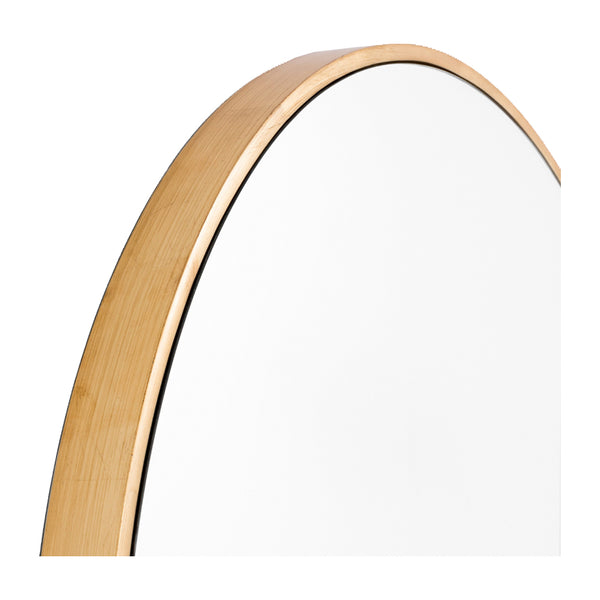 Life Interiors Bella Round Mirror (Brass)