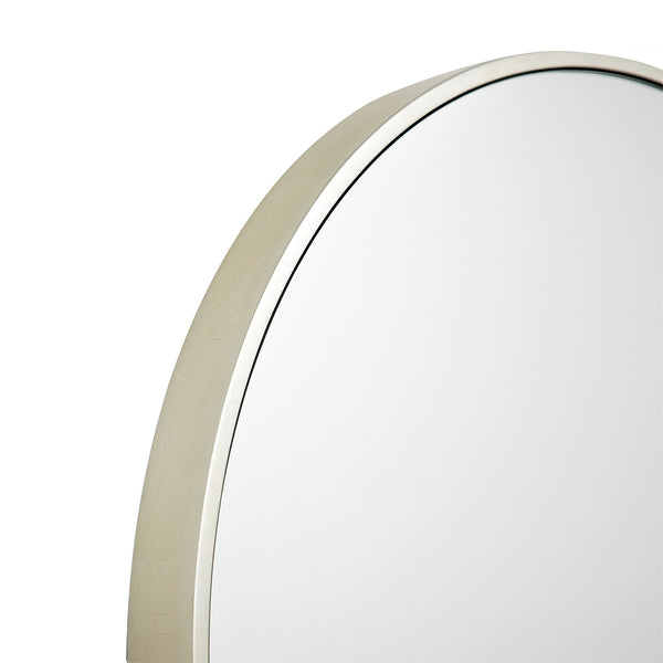 Life Interiors Bella Round Mirror (Silver)