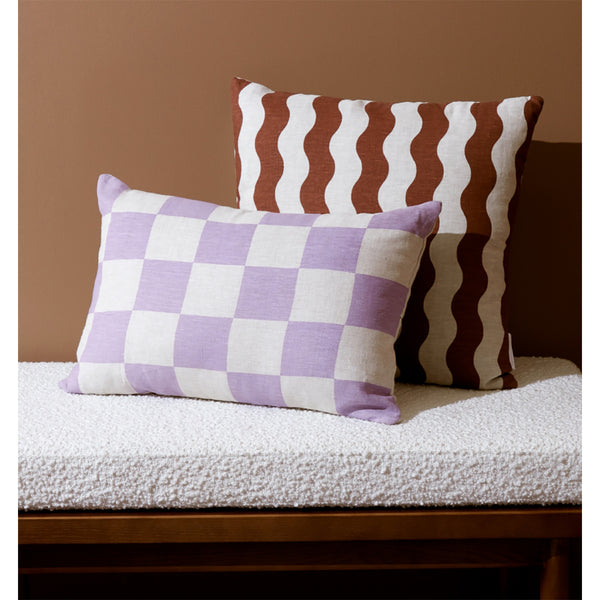 Life Interiors Big Check Rectangle Cushion