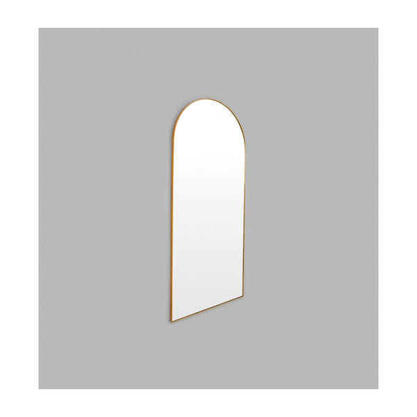 Life Interiors Bjorn Arch Floor Mirror (Brass)