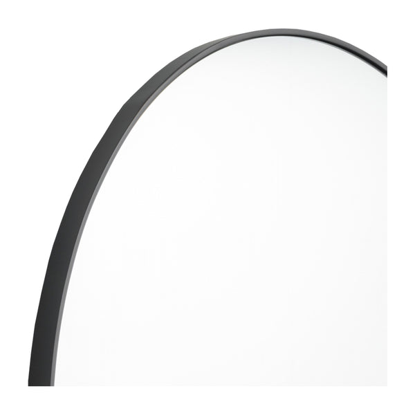 Life Interiors Bjorn Round Mirror (Black)