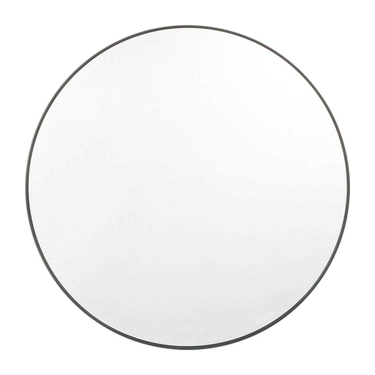 life interiors Bjorn Round Mirror (Black)