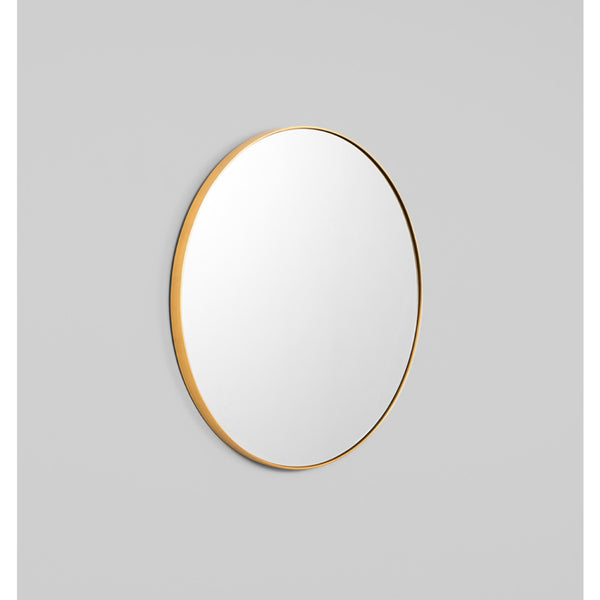 Life Interiors Bjorn Round Mirror (Brass)