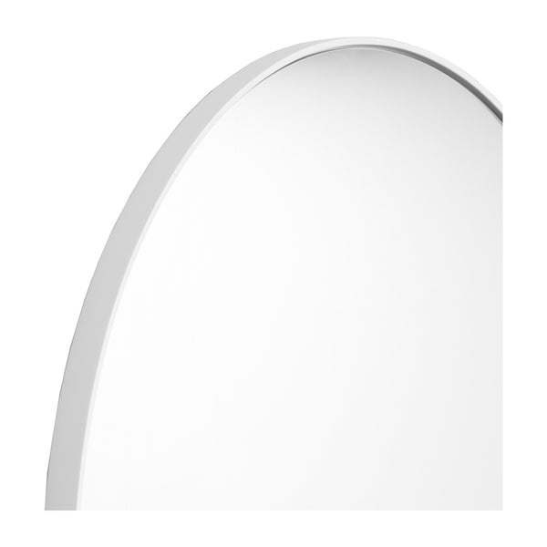 Life Interiors Bjorn Round Mirror (Bright White)