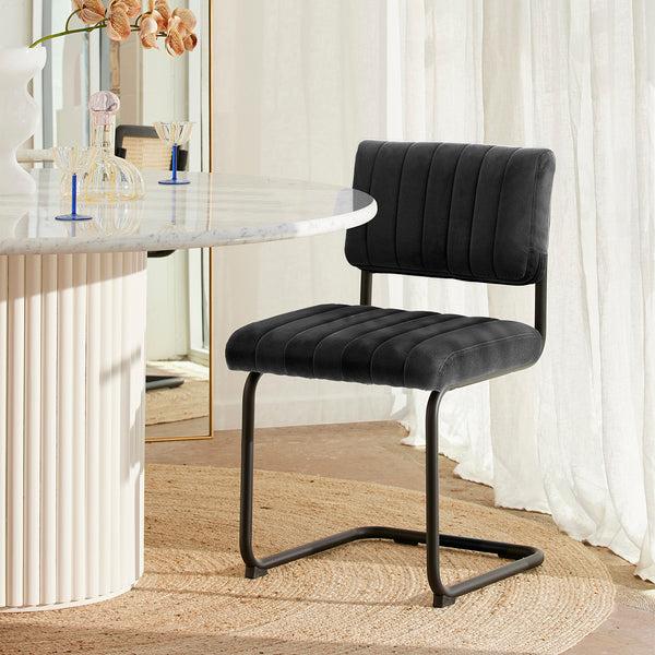 Life Interiors Blake Velvet Dining Chair