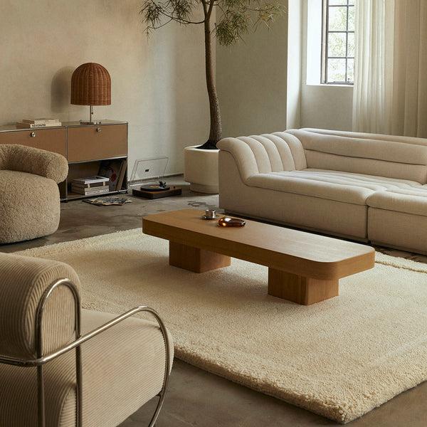 Life Interiors Block Rectangle Coffee Table