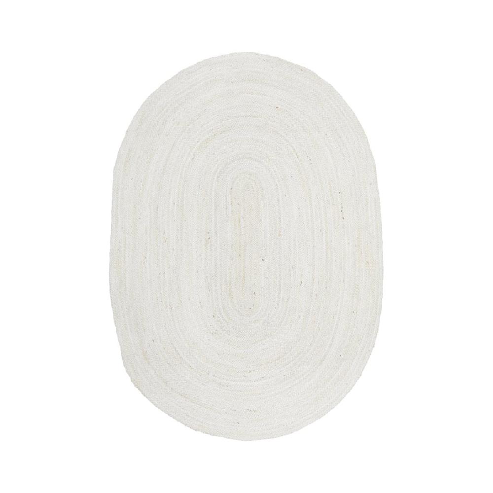 life interiors Bondi Oval Rug (White)