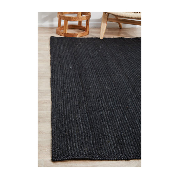 Life Interiors Bondi Rectangle Rug (Black)