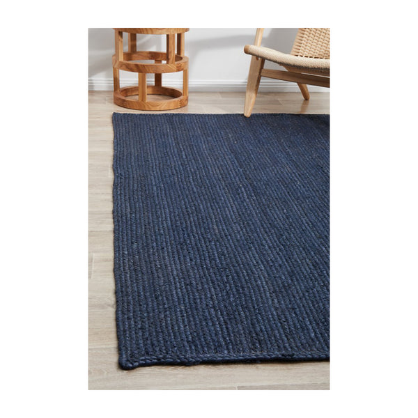 Life Interiors Bondi Rectangle Rug (Navy)