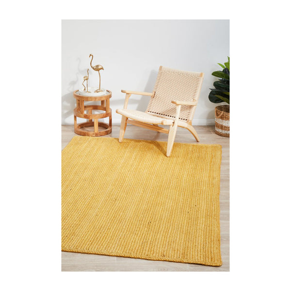 Life Interiors Bondi Rectangle Rug (Yellow)