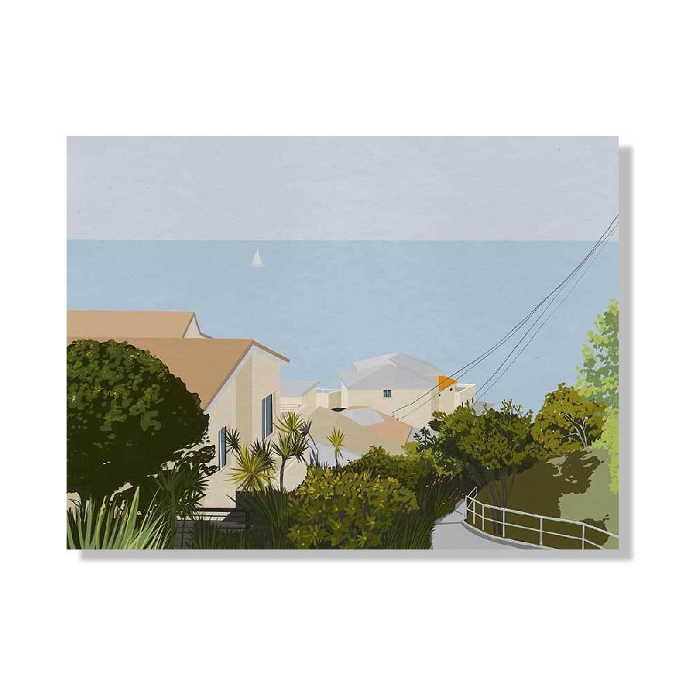 life interiors Bondi Road Landscape Art Print