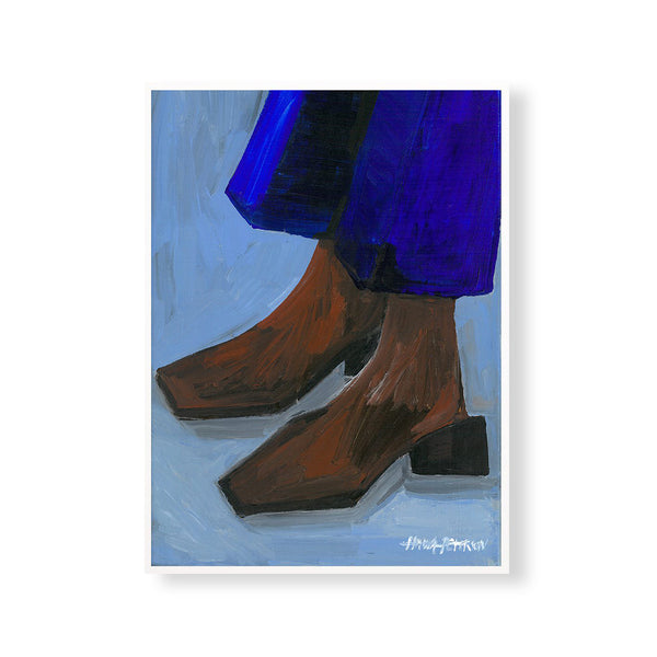 Life Interiors Boots And Blues Art Print