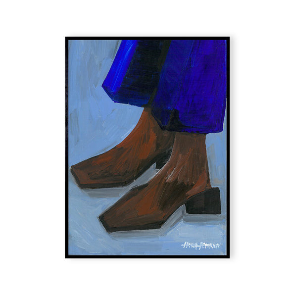 Life Interiors Boots And Blues Art Print