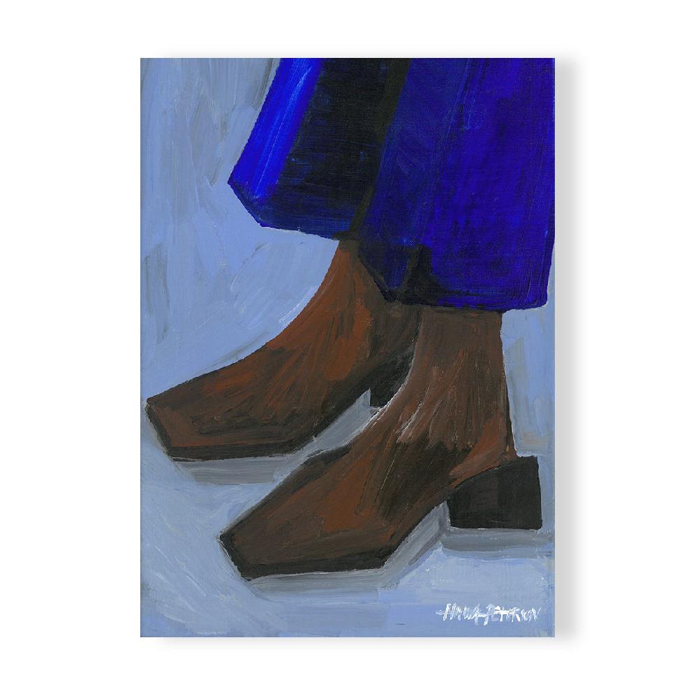 life interiors Boots and Blues Art Print