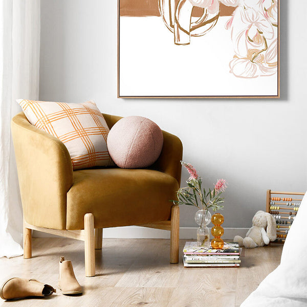 Life Interiors Boucle Ball Cushion