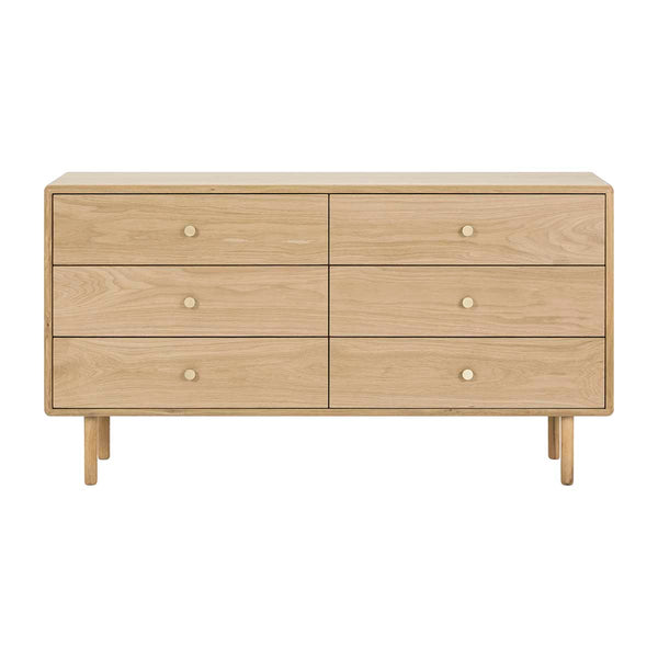 Life Interiors Brass Chest Of 6 Drawers