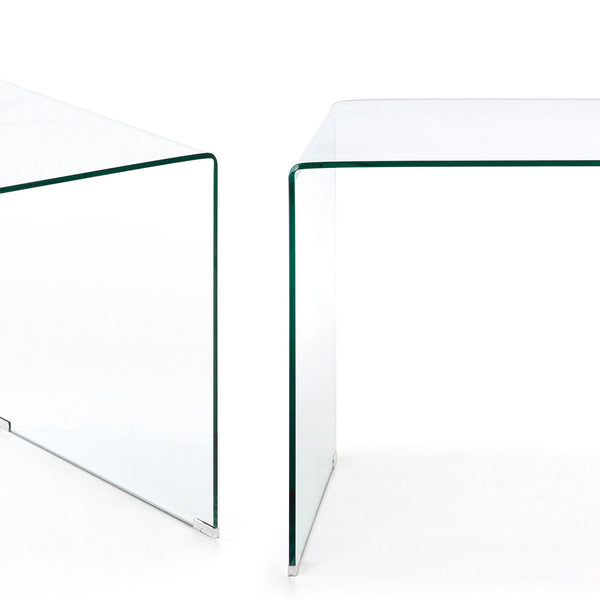 Life Interiors Burano Glass Desk