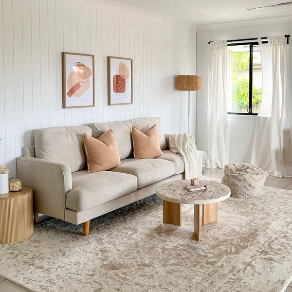 Life Interiors Cabanela Distressed Washable Rug