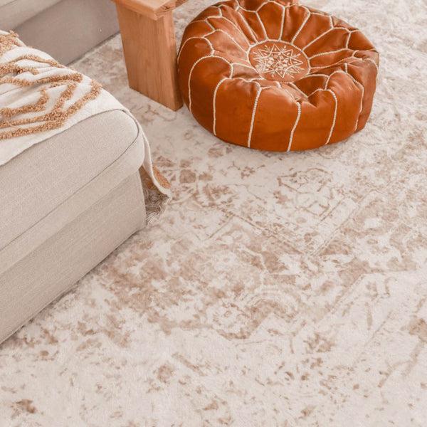 Life Interiors Cabanela Distressed Washable Rug