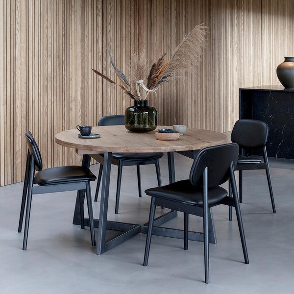 Life Interiors Calia Round Extendable Dining Table