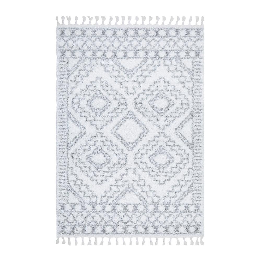 life interiors Casablanca Fez Rug (White)