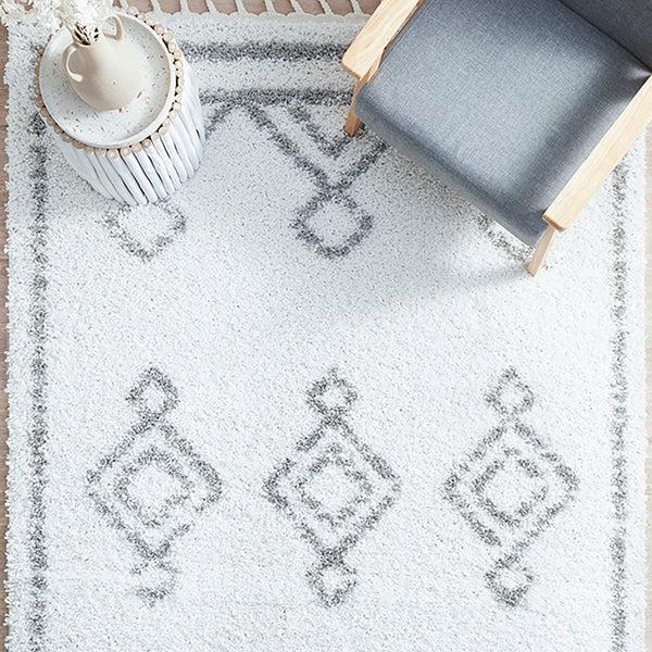 Life Interiors Casablanca Temara Rug (White)