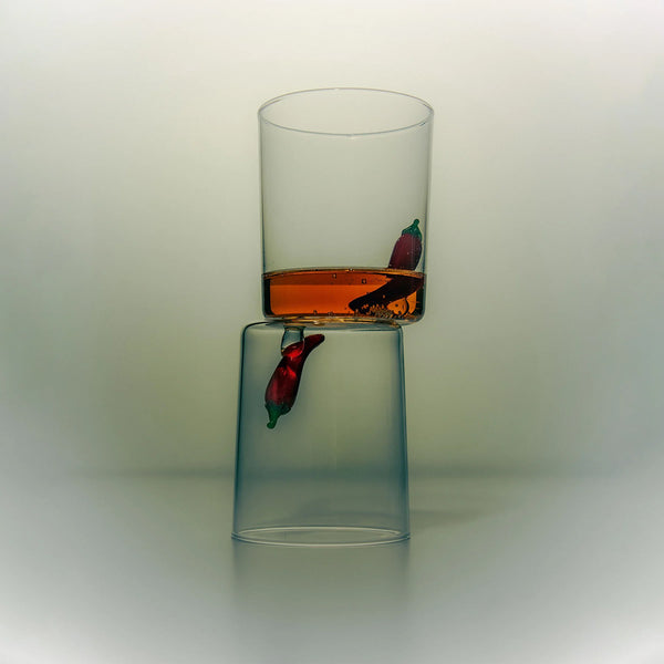 Life Interiors Chilli Gobeletes (Red Set Of 2)