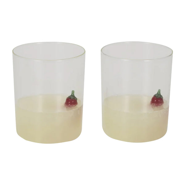 Life Interiors Chilli Gobeletes (Red Set Of 2)