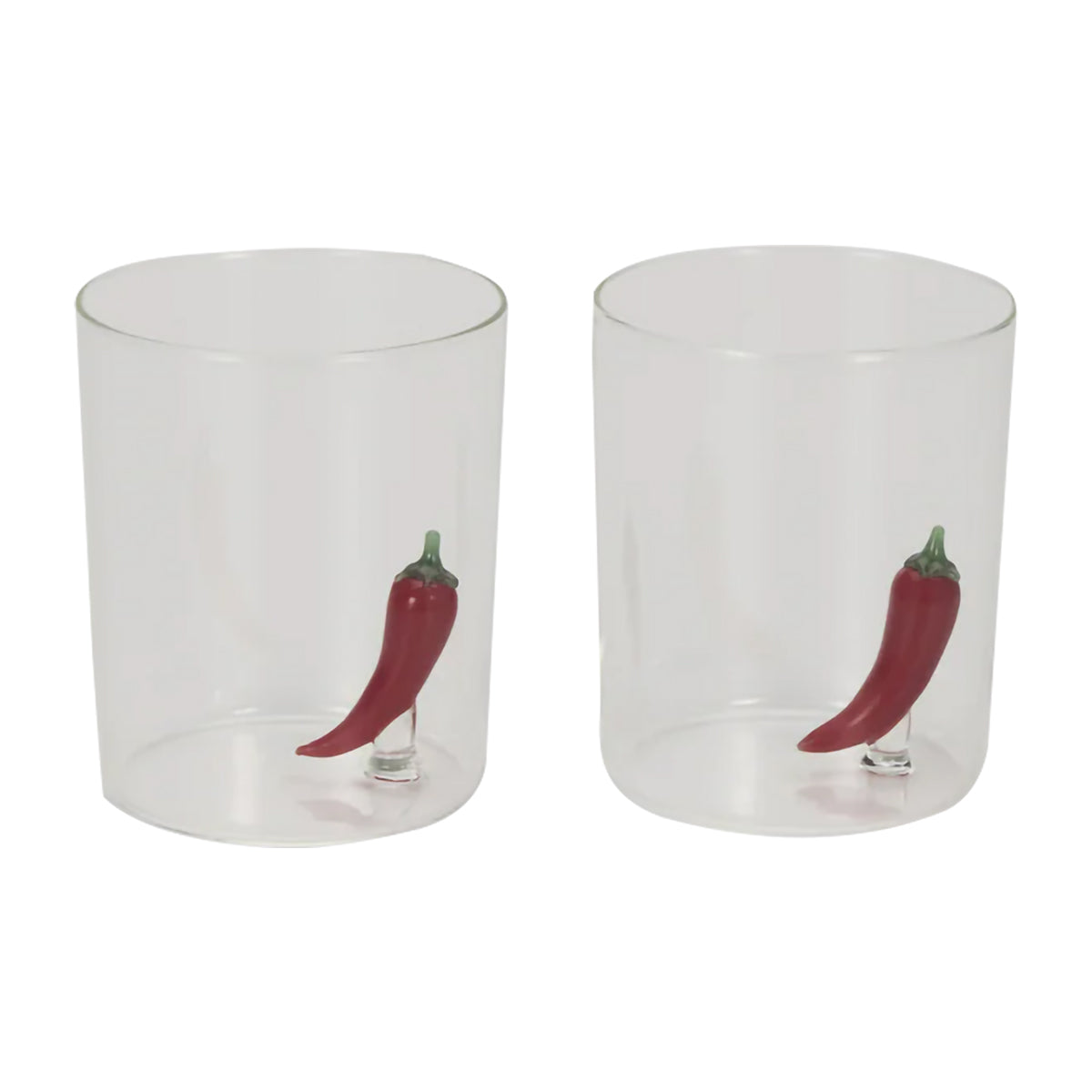 life interiors Chilli Gobeletes (Red Set of 2)