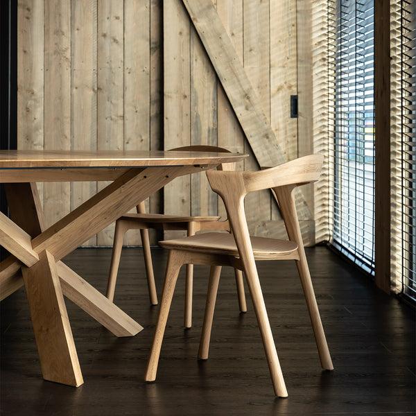 Life Interiors Circle Round Dining Table (Oak 136cm)