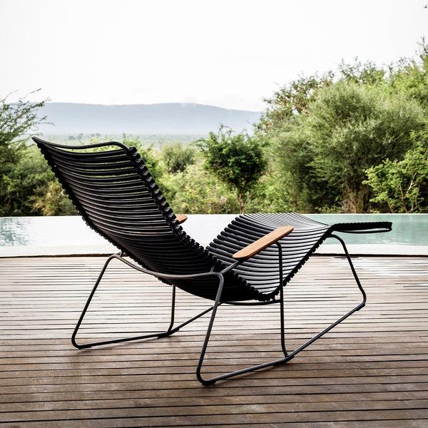 Life Interiors Click Sunlounger With Armrest
