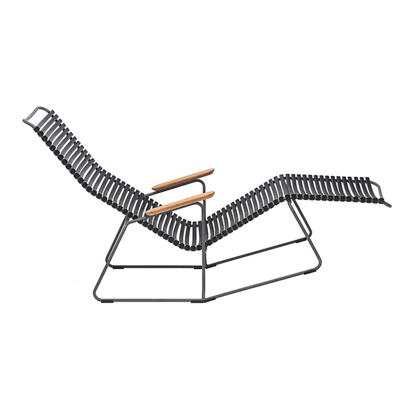 Life Interiors Click Sunlounger With Armrest