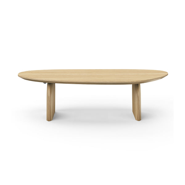 Life Interiors Clover Oval Oak Coffee Table