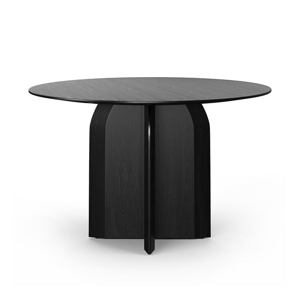 Life Interiors Clover Round Oak Dining Table