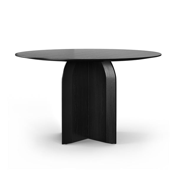 Life Interiors Clover Round Oak Dining Table