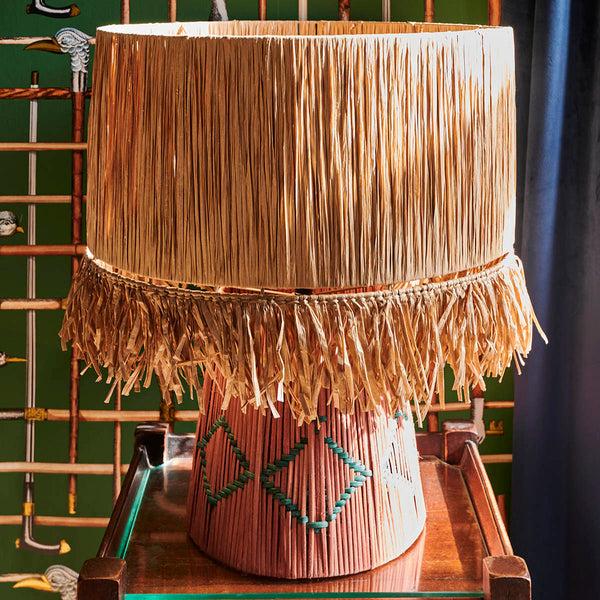Life Interiors Como Rafia Lamp