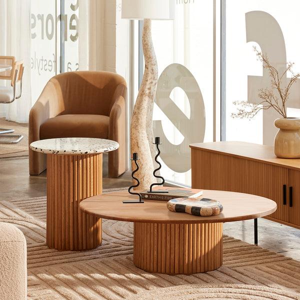 Life Interiors Cosmos Coffee Table (100cm Oak)