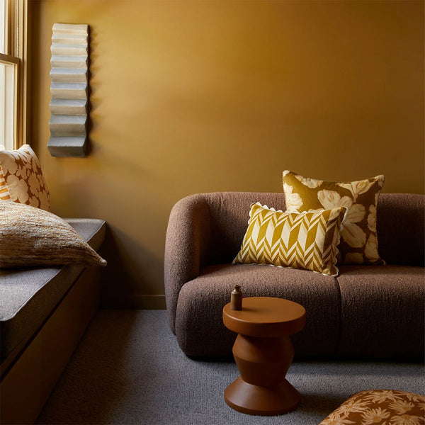 Life Interiors Daphne Mustard Cushion