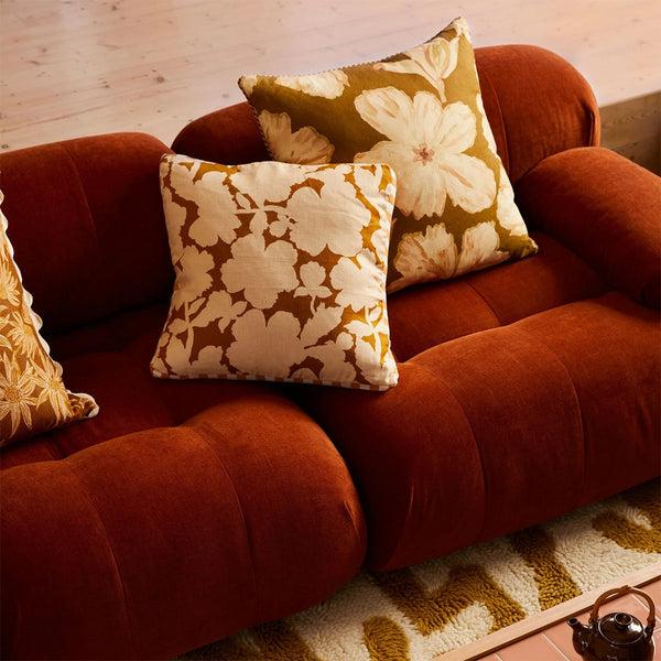 Life Interiors Daphne Mustard Cushion
