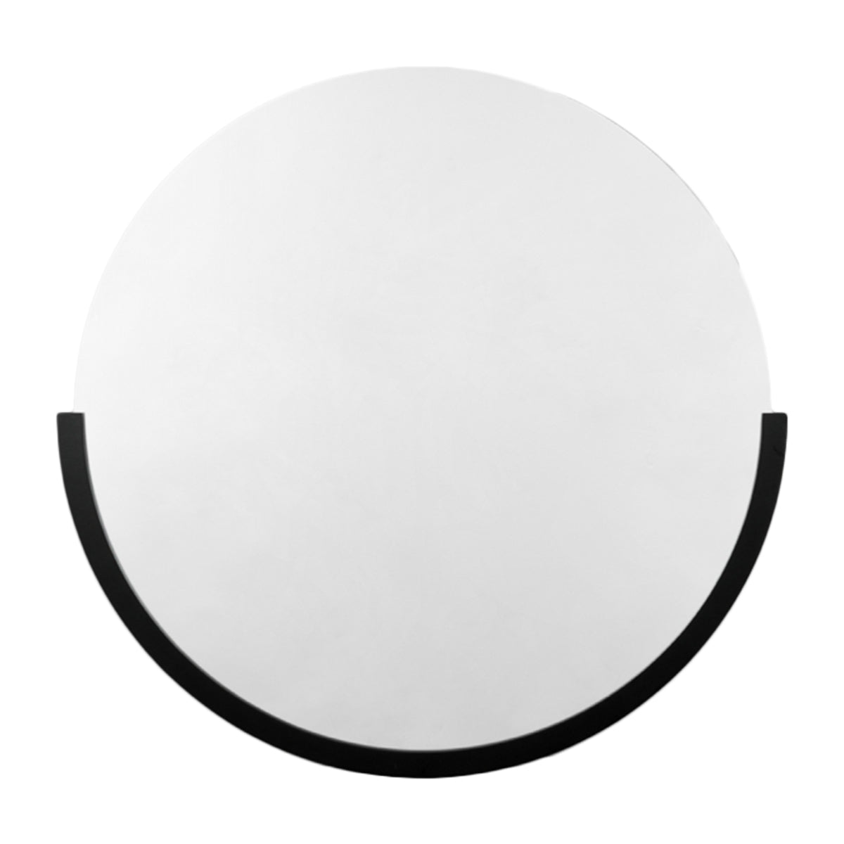 life interiors Dawn Round Mirror (Black)