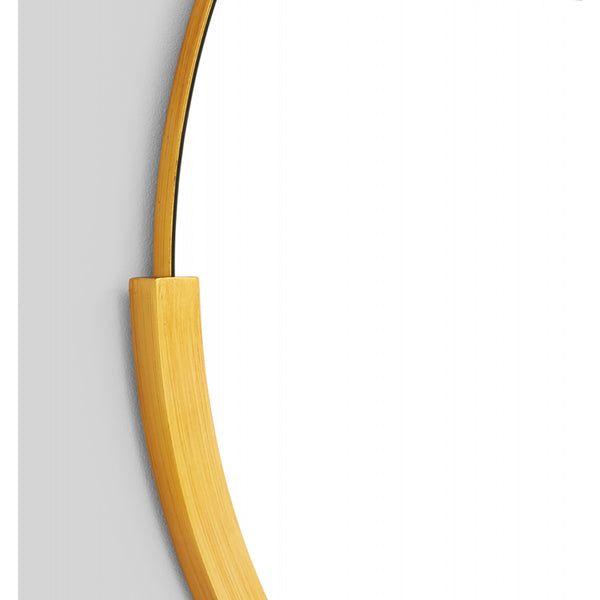 Life Interiors Dawn Round Mirror (Brass)