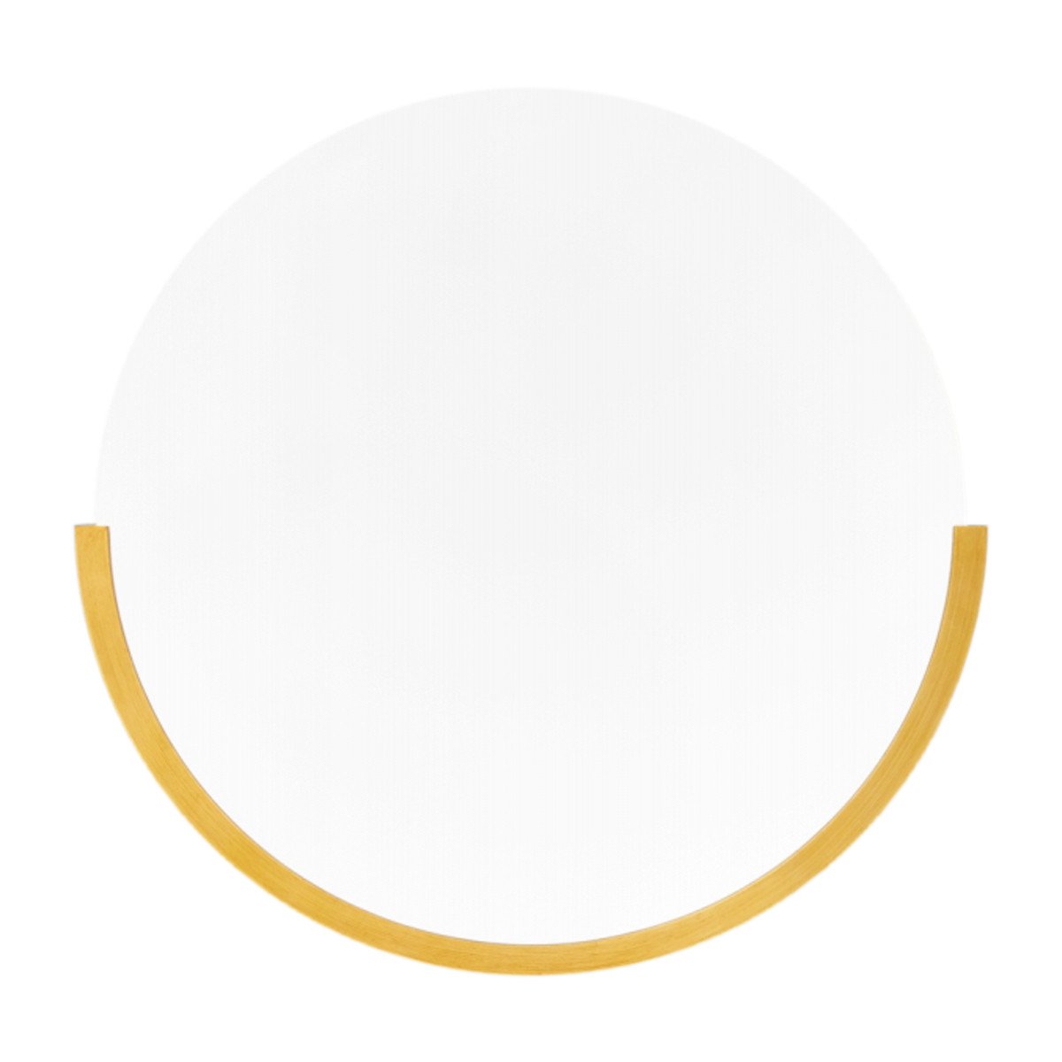 life interiors Dawn Round Mirror (Brass)