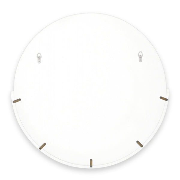 Life Interiors Dawn Round Mirror (Bright White)