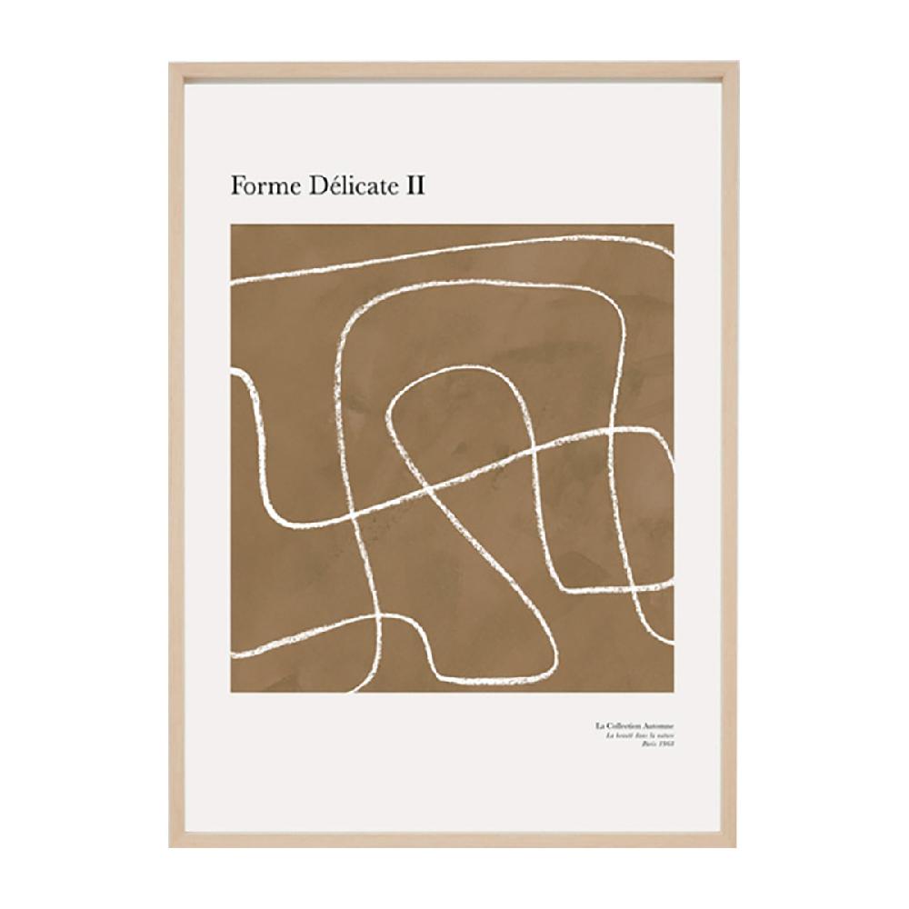 life interiors Delicate Contours 2 Framed Print