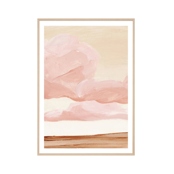 Life Interiors Desert Clouds Dusk 1 Art Print