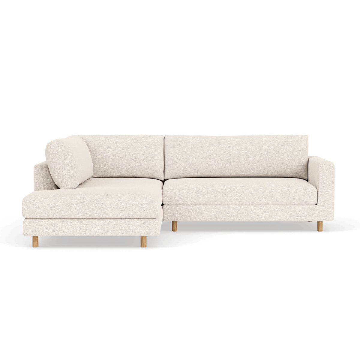 life interiors Douglas Boucle Left Corner Sofa