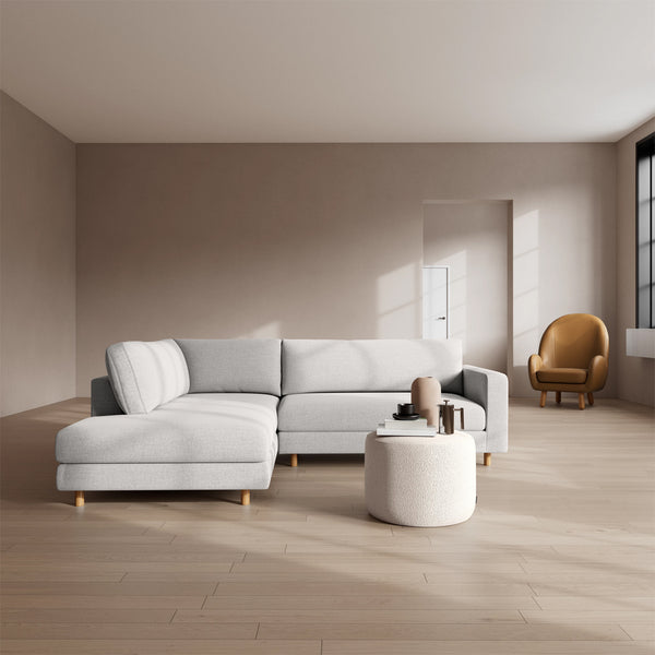 Life Interiors Douglas Fabric Left Corner Sofa