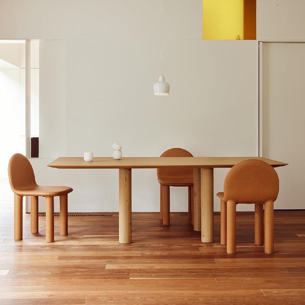 life interiors Earth Dining Table (Oak 220 x 100cm)