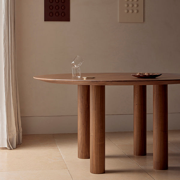 Life Interiors Earth Round Dining Table