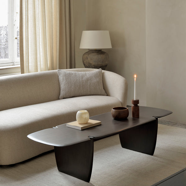 Life Interiors Ellipse 3 Seater Fabric Sofa